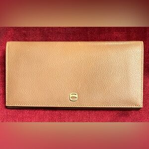 Salvatore Ferragamo Long Wallet, Tan
